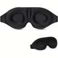 3D contoured blackout sleep mask