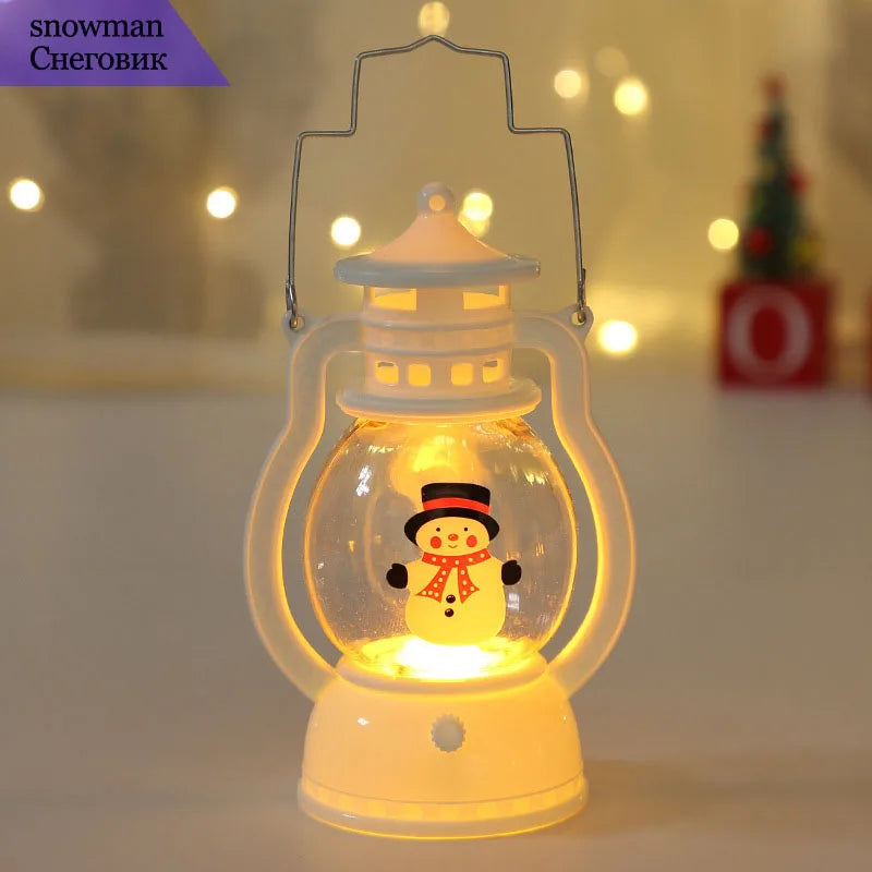 Christmas LED Snow Globe Lantern – Magical Holiday Decor