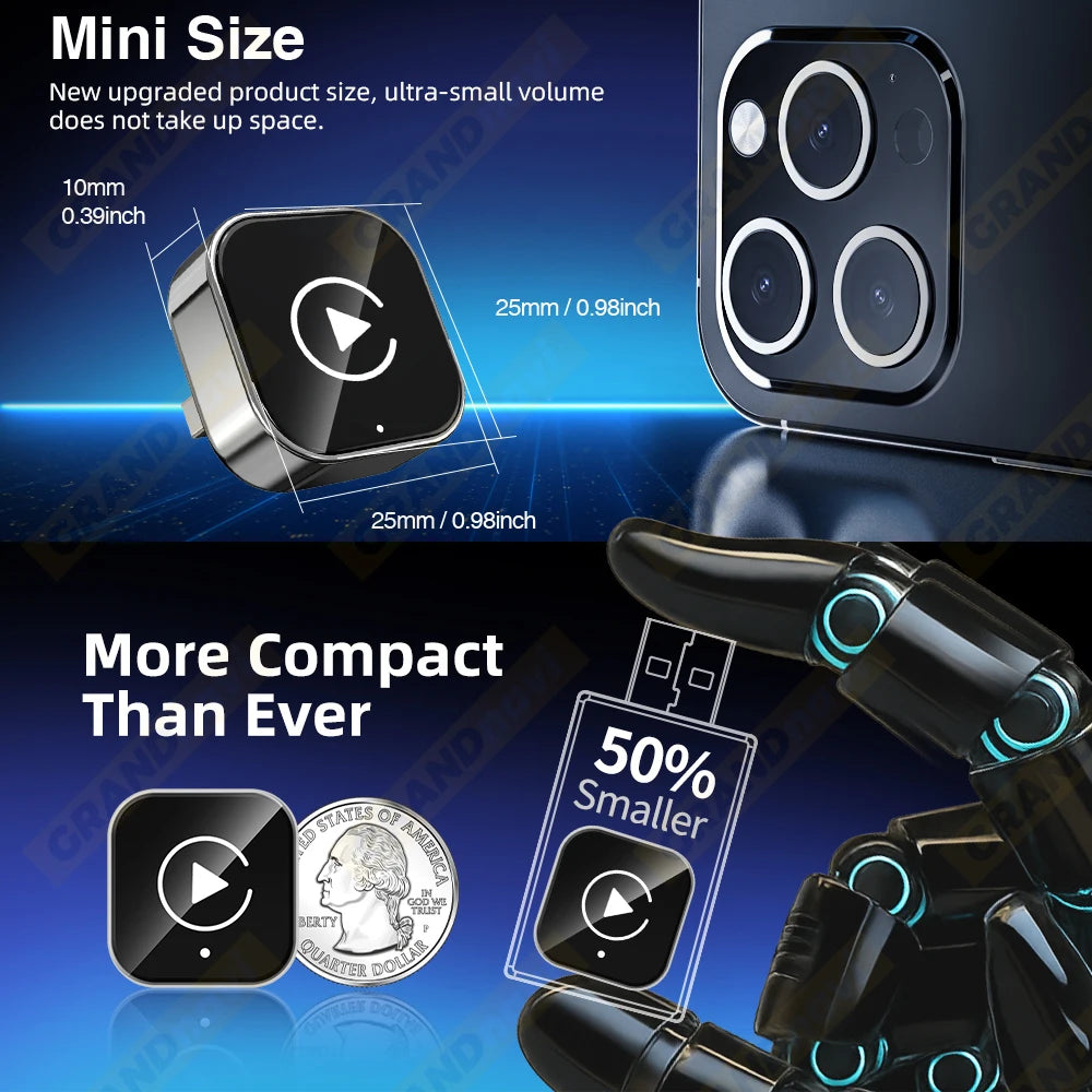 2-in-1 Wireless CarPlay & Android Auto Adapter