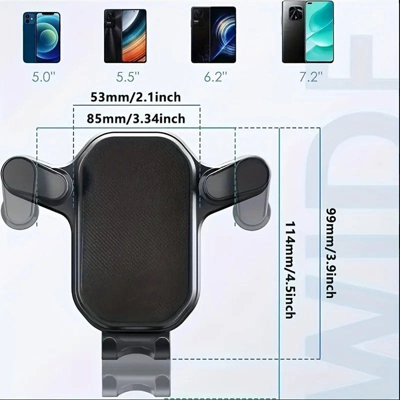 360° Car Air Vent Phone Holder – Universal Smartphone Mount
