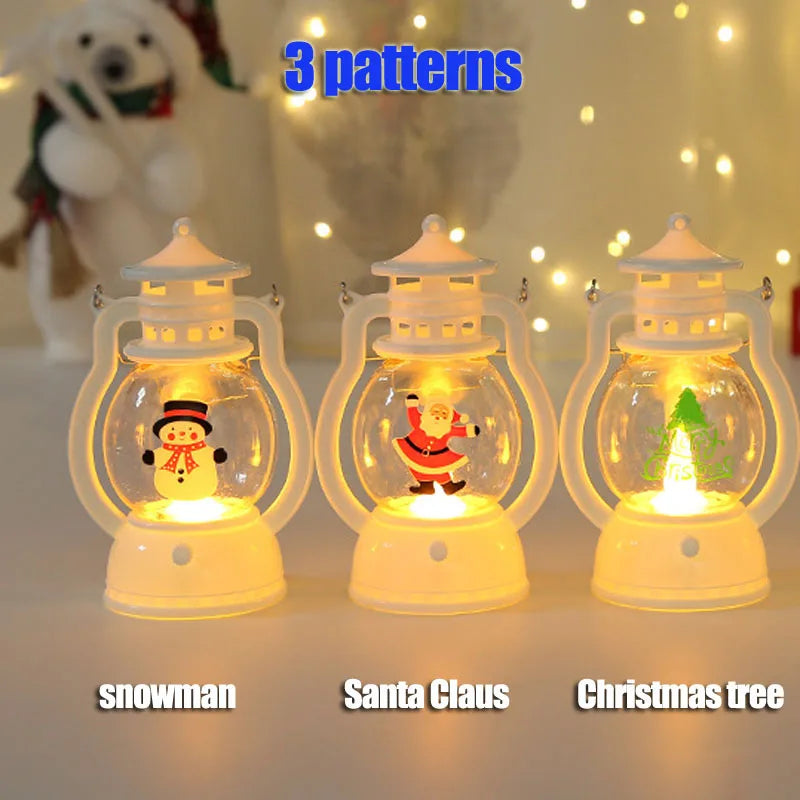 Christmas LED Snow Globe Lantern – Magical Holiday Decor