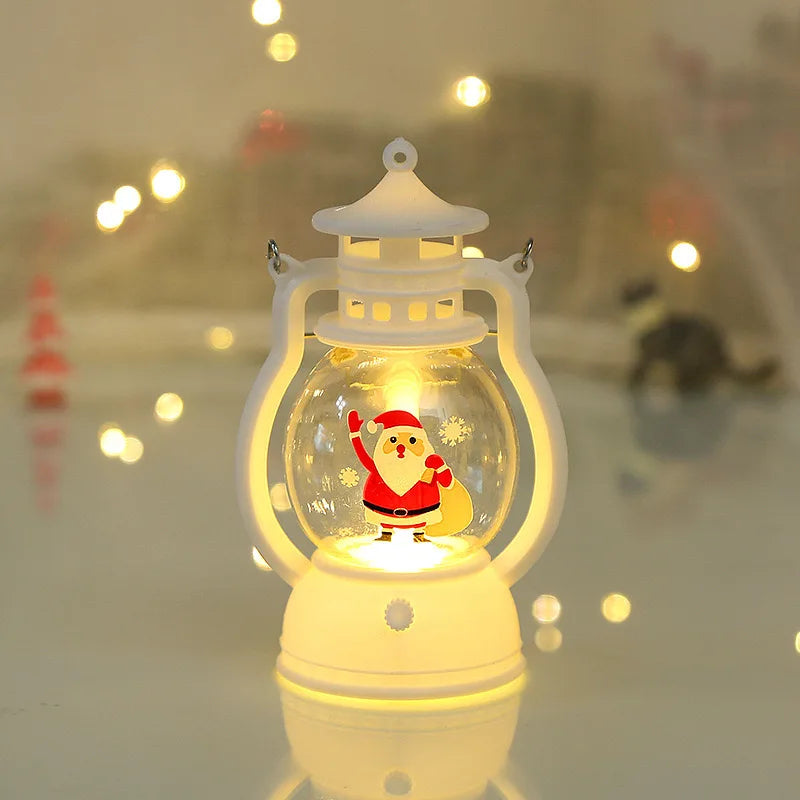 Christmas LED Snow Globe Lantern – Magical Holiday Decor