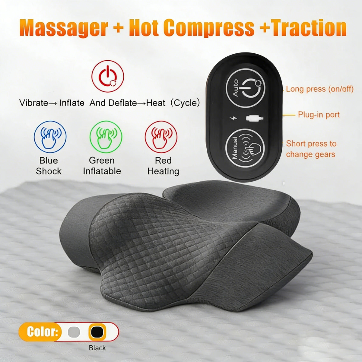 Electric Neck & Shoulder Massager with Heat