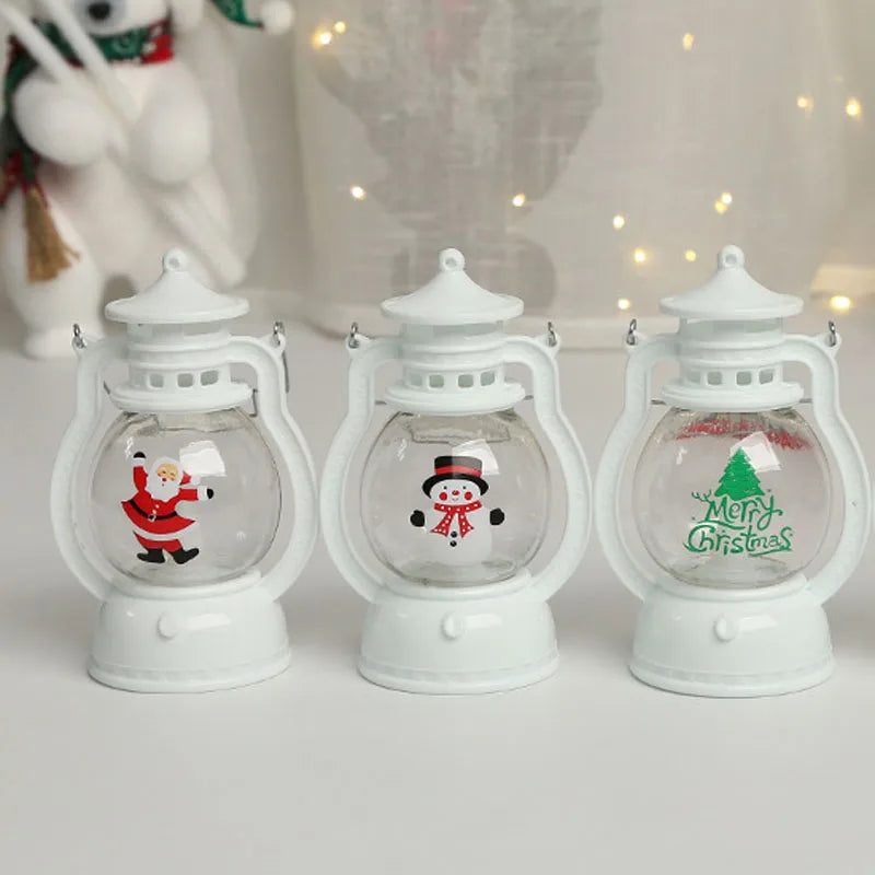 Christmas LED Snow Globe Lantern – Magical Holiday Decor
