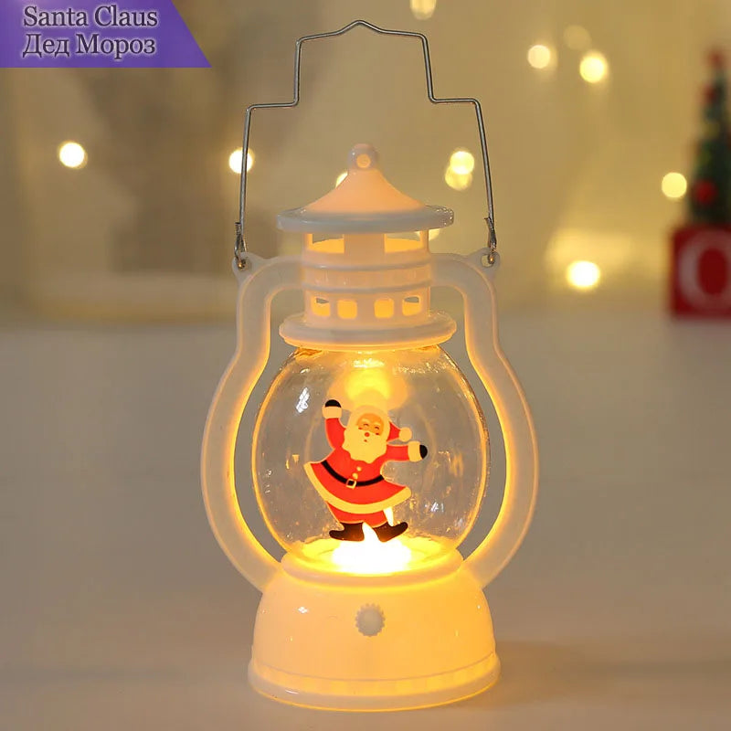 Christmas LED Snow Globe Lantern – Magical Holiday Decor