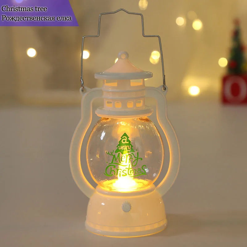 Christmas LED Snow Globe Lantern – Magical Holiday Decor