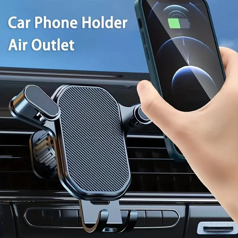 360° Car Air Vent Phone Holder – Universal Smartphone Mount